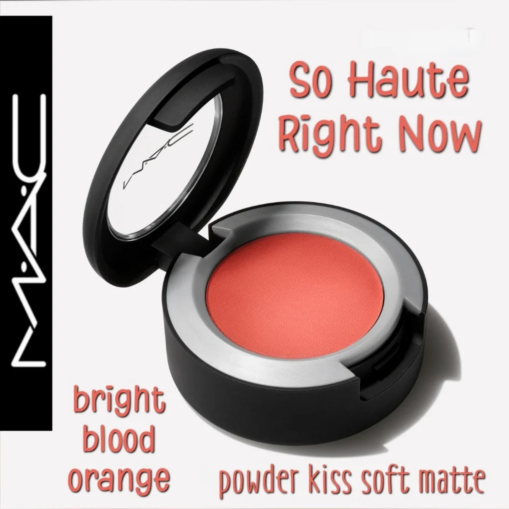 MAC Cosmetics Powder Kiss Soft Matte Lipstick - Bright Blood Orange